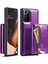 Samsung Galaxy NOTE20 Ultra / NOTE20 Ultra 5g 2'si 1 Arada Simli Pu Deri Kaplamalı Pc + Tpu Düşmeye Karşı Destekli Manyetik Çıkarılabilir Fermuarlı Cüzdan Telefon Kılıfı (Yurt Dışından) 1