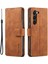 Samsung Galaxy S23 Retro Pu Deri Stand Kılıf Darbeye Dayanıklı Cüzdan Telefon Kılıfı (Yurt Dışından) 1
