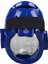 TKSK-100 Blue-L Camlı Taekwondo Kaskı L Beden Mavi 1