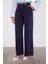 Lacivert Kemerli Palazzo Pantolon 1