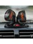 Üniversal Oto Ofis Araç Içi Torpido Üstü Vantilatör Çift Başlıklı USB Girişli 2 Kademeli Soğutucu Fan 360° Dönebilen Ultra Sessiz Oynar Başlıklı Araç Fanı 1