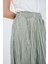 Beli Lastikli Piliseli Midi Etek Cagla Yesili 12745148000 4