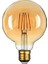 Vintage LED Filament Ampul, G95 Küre, E27 Duy, Sarı Işık (Amber Cam, 4 Watt) 1