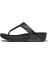 Kadın Terlik JE3-090 Fitflop Lulu Crystal-Mix Toe-Post All Black 1