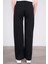 7810 Bayan Jean Maria Wide Leg Pantolon Siyah 4