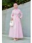 Qua Pamuk Cotton Bağlamalı Elbise-Pudrapembesi 1