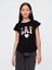 Kız Çocuk Siyah Kids Flippy-Sequin Grafik T-Shirt 1