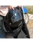 Kilit Korumalı Motosiklet Kask Sırt Çantası Cırt Cırtlı Çanta Katlanır Çanta 5