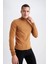 Slim Fit Yarım Balıkçı Yaka Triko Kazak R1127AZ22WN 9