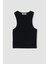 Fitted Halter Yaka Fitilli Kaşkorse Basic Düz Atlet U0357AZ23SM 9