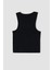 Fitted Halter Yaka Fitilli Kaşkorse Basic Düz Atlet U0357AZ23SM 10