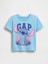 Kız Bebek Açık Mavi Lilo & Stitch Grafik Baskılı T-Shirt 1