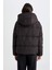 Su İtici Puffer Şişme Mont Oversize Geniş Kalıp Kapüşonlu Isı Yalıtımlı Rüzgar Geçirmez A0757AX23WN 9
