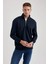 Comfort Regular Fit Rahat Kalıp Fermuarlı Dik Yaka Basic Düz Sweatshirt X7405AZ23AU 6