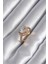 Bfs Pirinç Gold Renk Zirkon Taşlı Kalp Charm Model Kadın Yüzük 1