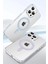 Apple iPhone 15 Move Taşlı Magsafe Kapak - Natural Grey 3