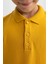 Erkek Çocuk Sarı Regular Fit Polo Yaka Basic Pike %100 Pamuk Kısa Kollu Polo Tişört B0668A8NS 7