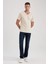 Slim Fit Dar Kesim V Yaka Pamuklu Kısa Kollu Tişört 2