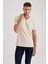 Slim Fit Dar Kesim V Yaka Pamuklu Kısa Kollu Tişört 4