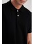 Erkek Siyah Regular Fit Düz Kesim Polo Yaka Basic Düz %100 Pamuk Polo Tişört B0643AXNS 7