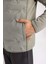 Fit Rüzgar Geçirmez Mont Slim Fit Dar Kesim Kapüşonlu Fermuarlı Cepli B2301AX24SP 8