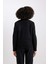 Fit Standart Fit Fermuarlı Yaka Baskılı Polar Sweatshirt A4501AX23WN 6