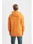 Comfort Regular Fit Rahat Kalıp Kapüşonlu Kanguru Cepli Basic Düz Sweatshirt B4446AX24SP 10