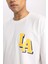 Fit NBA Los Angeles Lakers Oversize Geniş Kalıp Bisiklet Yaka Kısa Kollu Tişört B3894AX24SP 6