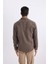 Regular Fit Polo Yaka Cepli Pamuklu Uzun Kollu Gömlek B4689AX24SP 8