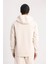 Fit Standart Fit Kapüşonlu Skuba Dalgıç Kumaş Sporcu Sweatshirt B4758AX24SP 9