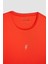 Fit Slim Fit Dar Kesim Bisiklet Yaka Baskılı Kısa Kollu Sporcu Tişört X6142AZ24SP 9