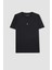 Fit Slim Fit Dar Kesim Bisiklet Yaka Baskılı Kısa Kollu Sporcu Tişört X6142AZ24SP 10