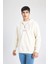 Oversize Geniş Kalıp Kapüşonlu Fermuarlı Sırt Baskılı Sweatshirt B4805AX24SP 8