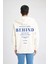 Oversize Geniş Kalıp Kapüşonlu Fermuarlı Sırt Baskılı Sweatshirt B4805AX24SP 10