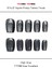 Tekrar Kullanılabilir El Yapımı Protez Takma Tırnak TT1168 - High Gray - 10'lu 1