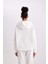 Fit Oversize Geniş Kalıp Kapüşonlu Kapitone Sporcu Sweatshirt B4599AX24SP 9