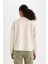 Fit Oversize Geniş Kalıp Bisiklet Yaka Basic Düz Skuba Dalgıç Kumaş Sporcu Sweatshirt B4668AX24SP 10