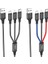Hoco X76 3in1 Type-C + iPhone Lightning + Micro USB 2A Şarj KABLOSU-(1903) - CPT108123-8489 4