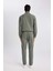 Yazlık Jogger Pantolon Relax Fit Rahat Kesim Düz Paça Cepli Beli Bağcıklı B4521AX24SP 9