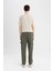Yazlık Gabardin Pantolon Straight Fit Bol Rahat Kesim Cepli Düz Paça B4089AX24SP 7