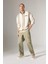 Gabardin Pantolon Baggy Fit Düz Paça Cepli B3664AX23AU 3