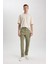 Gabardin Pantolon Baggy Fit Düz Paça Cepli B3664AX23AU 6