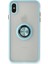 iPhone Xs Max Kılıf Montreal Yüzüklü Silikon Kapak - Buz Mavi - CPT102421-6766 1