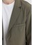 Regular Fit Ceket Yaka Düğmeli Astarlı Basic Düz Blazer Ceket B7179AX24SP 9