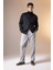Pantolon Relax Fit Beli Bağcıklı Cepli Basic Düz Düz Paça B7336AX23WN 4