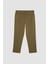%100 Pamuk Yazlık Jogger Pantolon Regular Fit Normal Kesim Keten Görünümlü Düz Paça Cepli B4138AX24SP 9