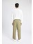 Yazlık Kumaş Pantolon Tapered Fit Normal Kesim Düz Paça Cepli B6667AX24SP 9
