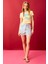 Mom Fit Yüksek Bel Kesik Uçlu Paça Jean Şort B7684AX24HS 10