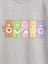 Kız Çocuk Gri Carebear Grafik Baskılı T-Shirt 2