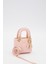 Pembe Mini Kapitone El Çantası 2